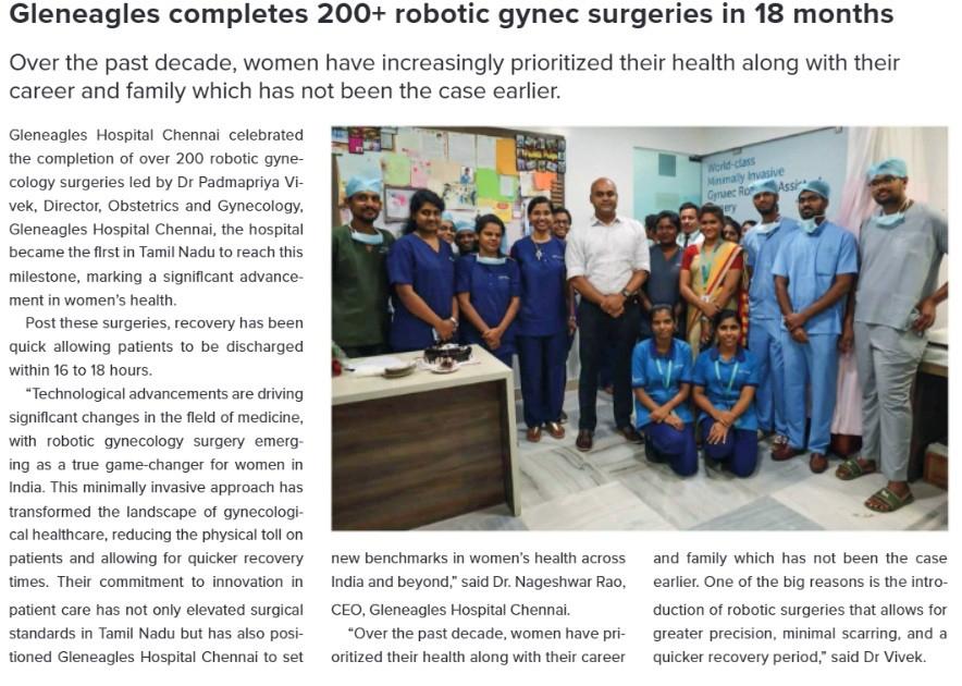 Gleneagles Hospital-07.01.2025-IT Park Times-Pg08