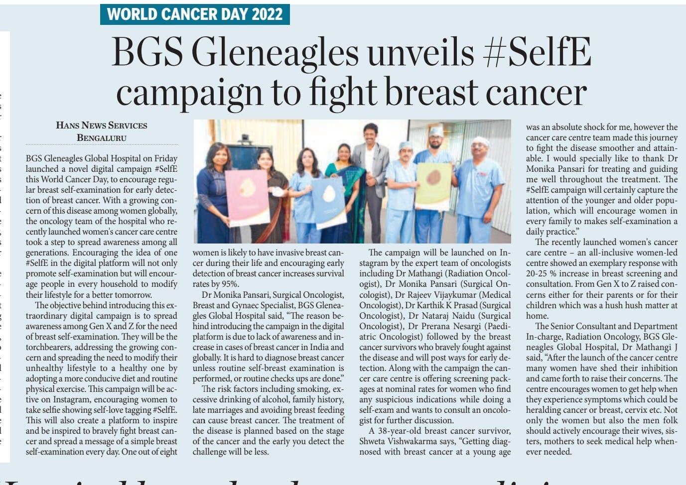 breast cancer selfie campaign
