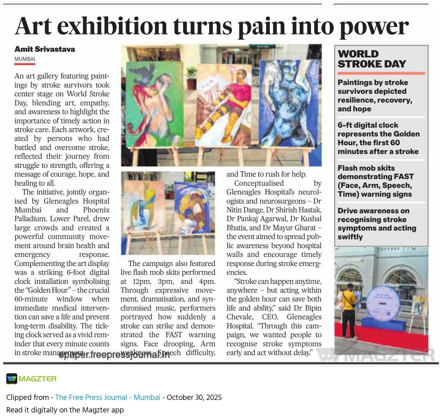 Art exhibition turns pain into power
