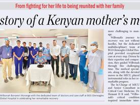 Overnight recovery of Kenyan Mother