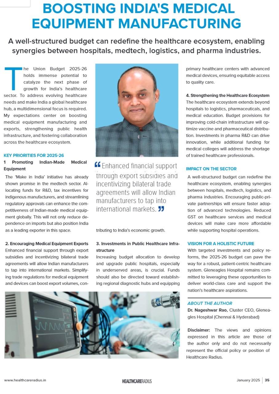 Gleneagles Hospital-08.01.2025-Healthcare Radius-Pg35