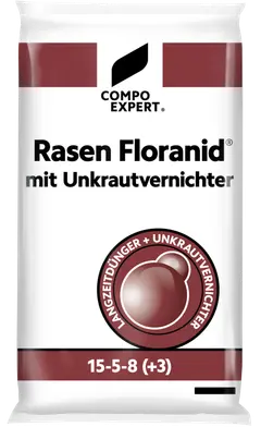 Rasen Floranid mit Unkrautvernichter 15-5-8