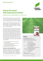 Rasen Floranid mit Unkrautvernichter