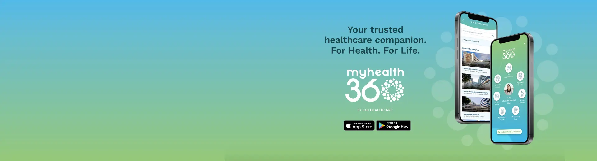 MyHealth360. For Health. For Life.
