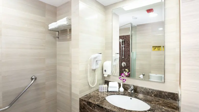 Wind down each day with soothing showers and premium bath amenities in the ensuite bathroom