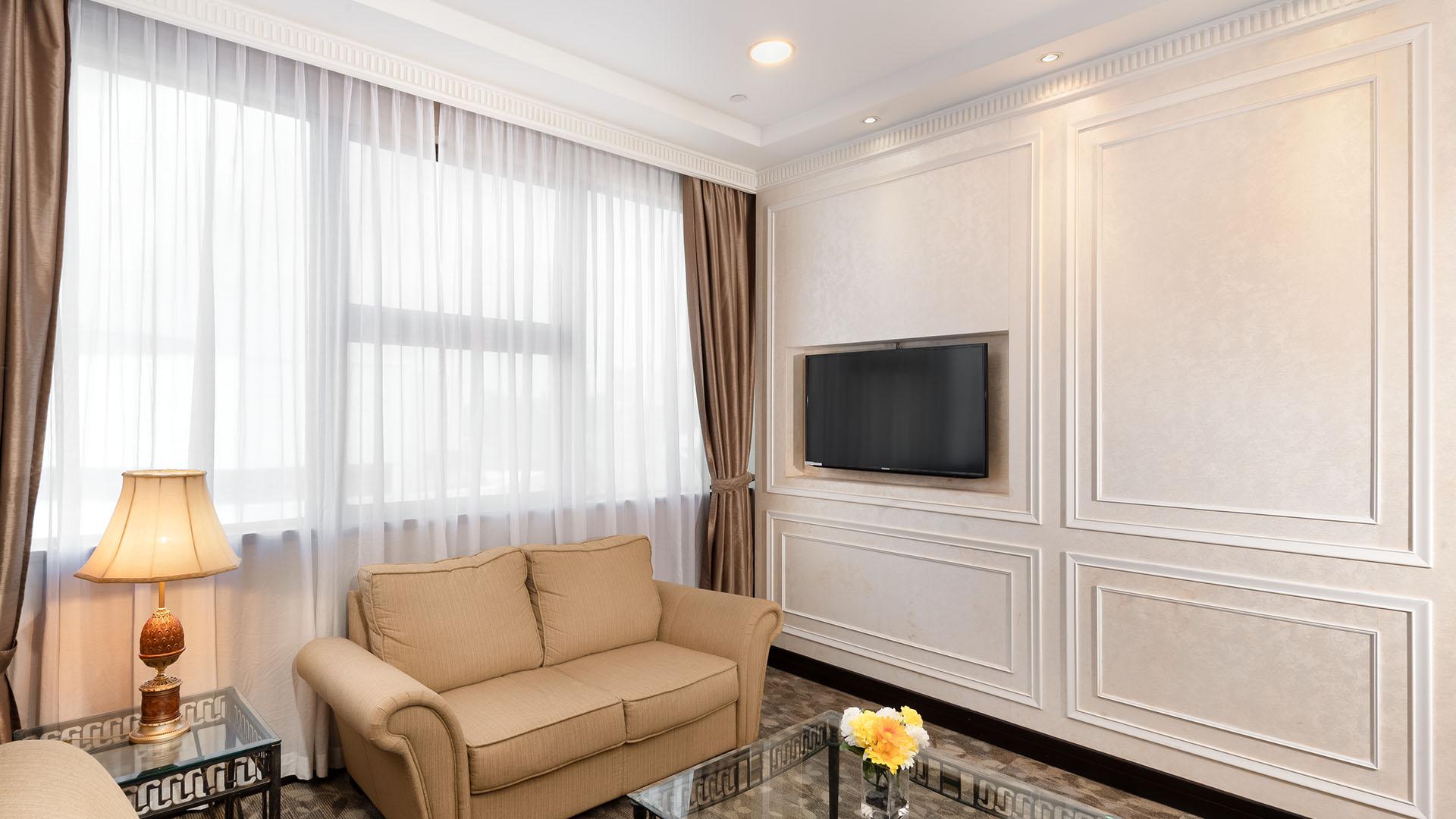 Living room for family members and friends to gather and rest comfortably