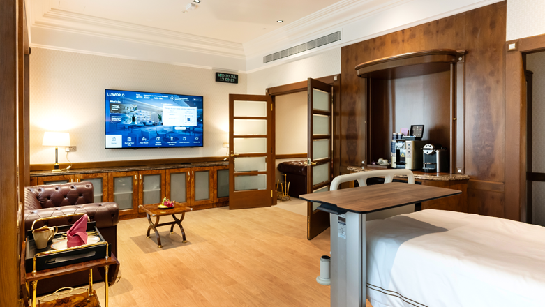 Phòng Royal suite của Bệnh viện Mount Elizabeth