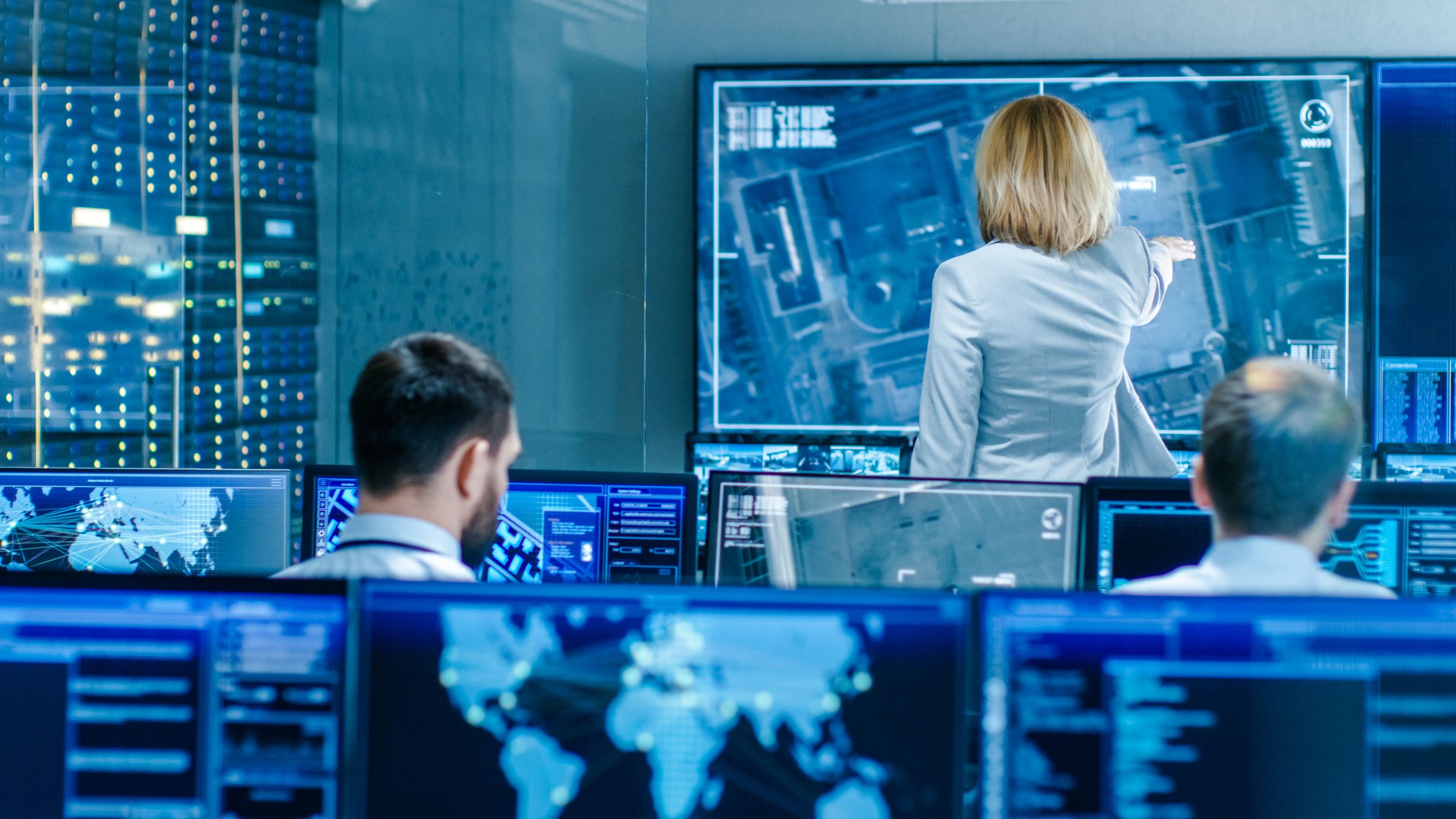 Control room pointing