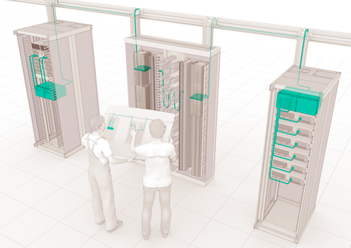 HS Data center cable management