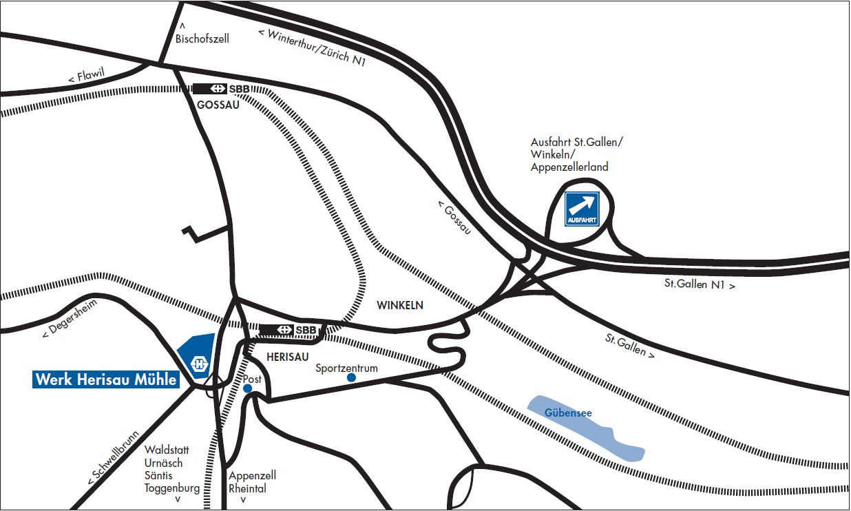 Directional map- Herisau office