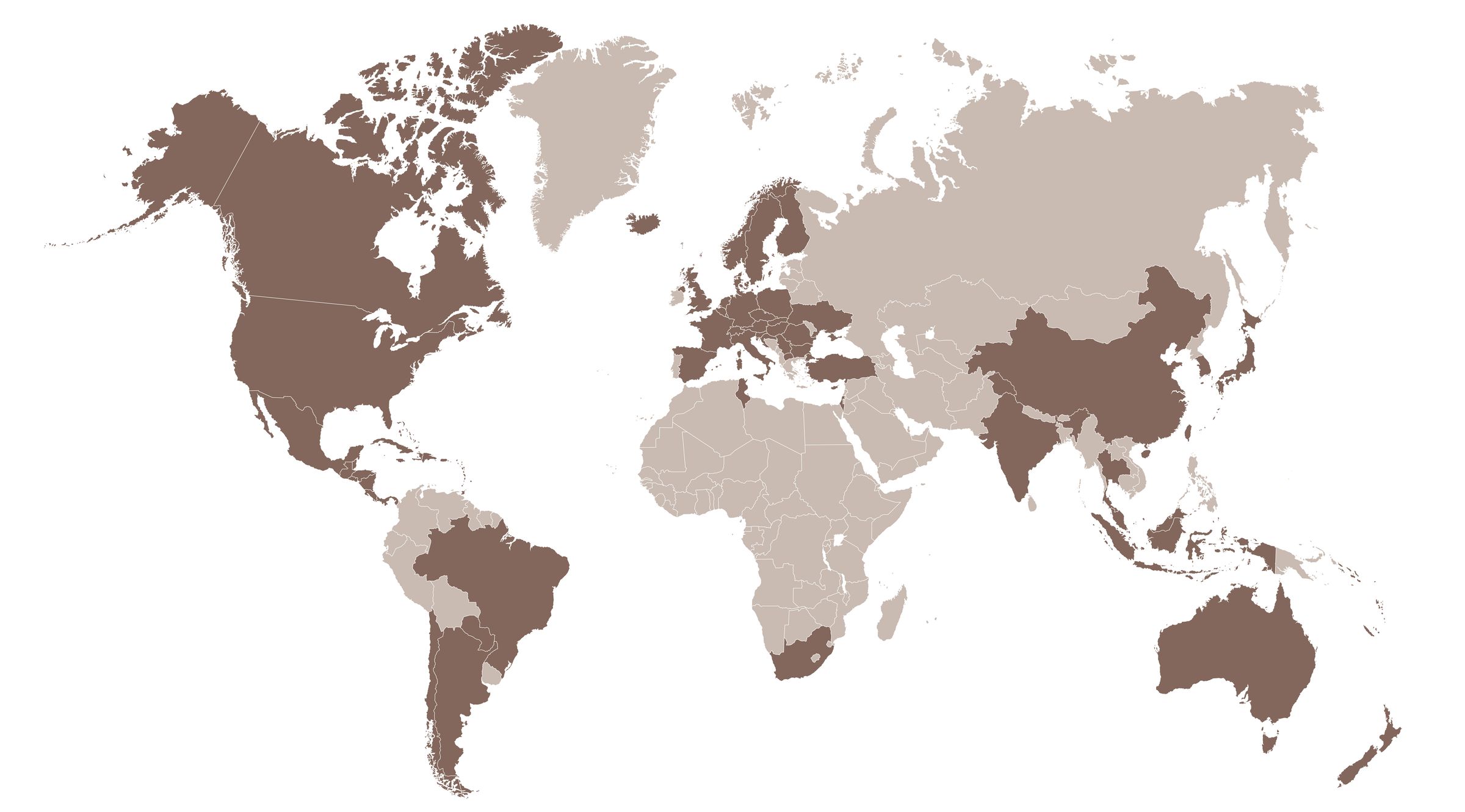 HS Worl Map without locations and description