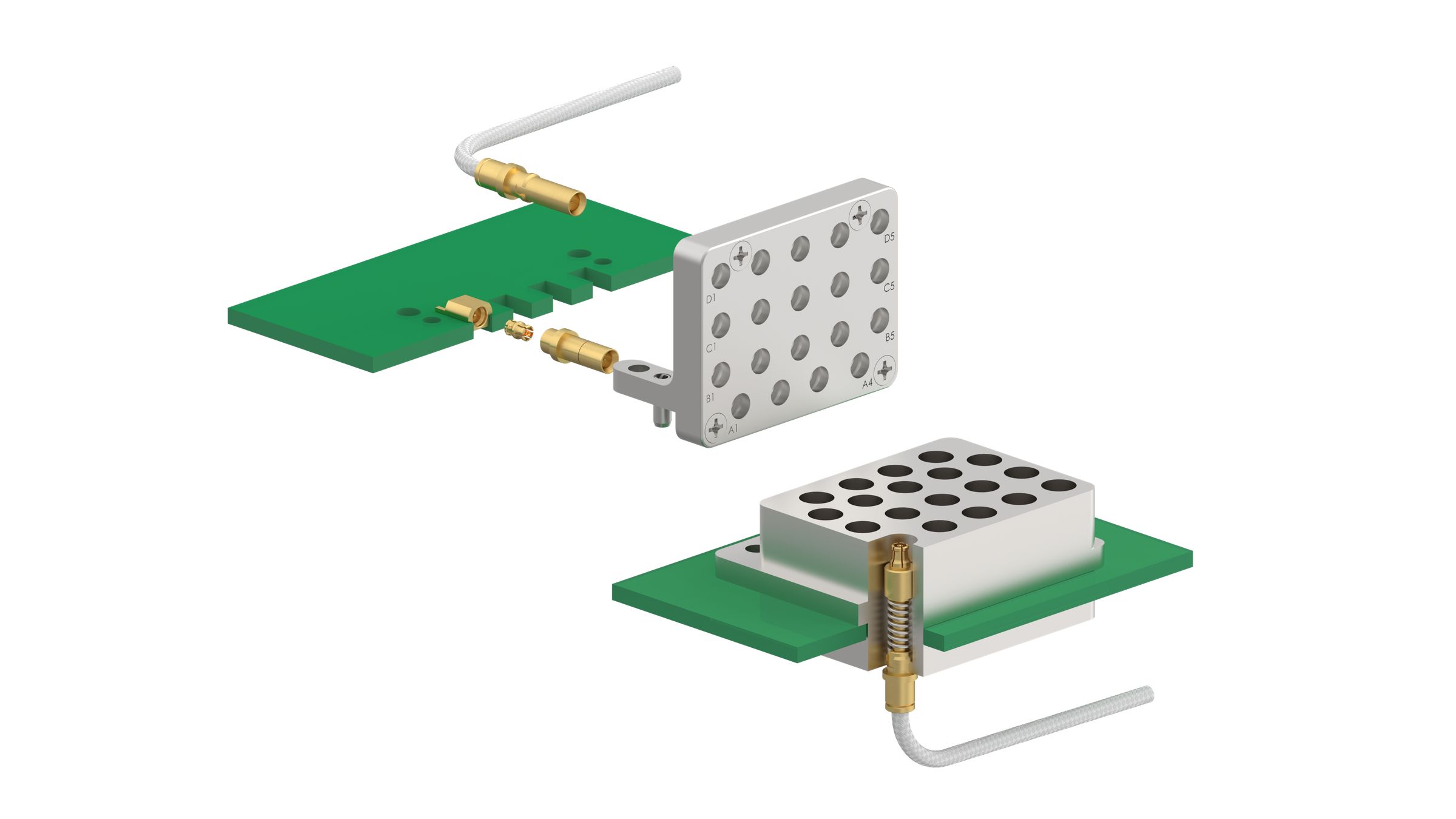 HS RF Solutions VITA 67.3 SMPS Coaxial connectors