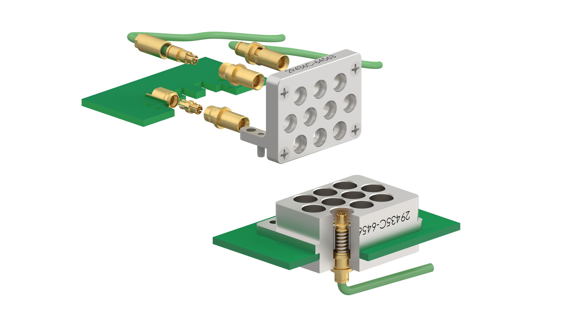 HS RF Solutions VITA 67.3 SMPM Coaxial connectors