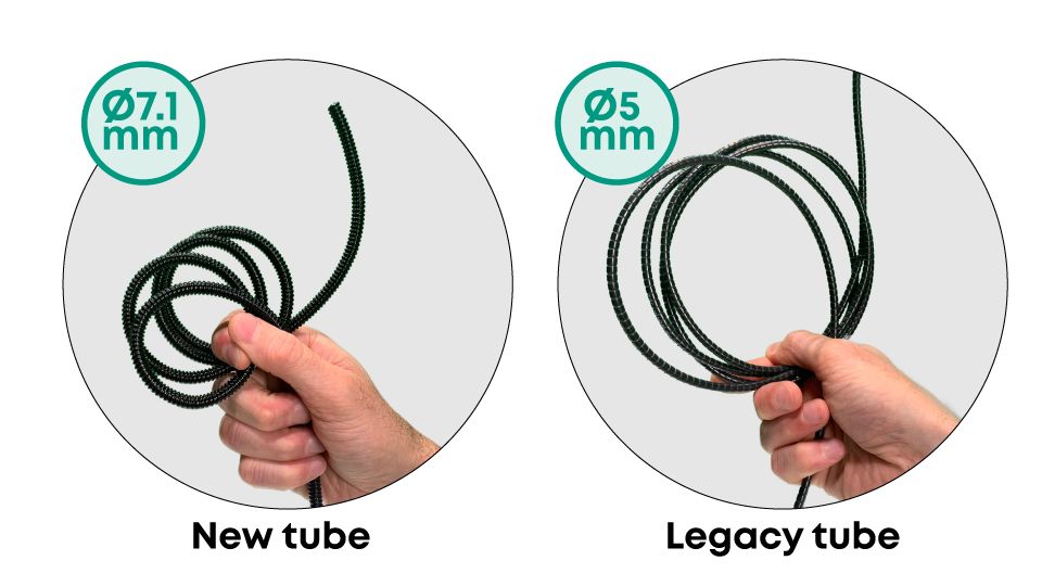 HS FO LISA Cable Protection tube 7.1mm
