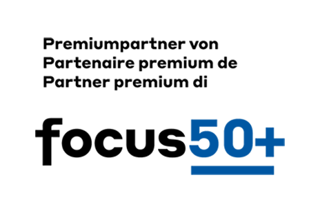 Logo 50 plus Premiumpartner klein