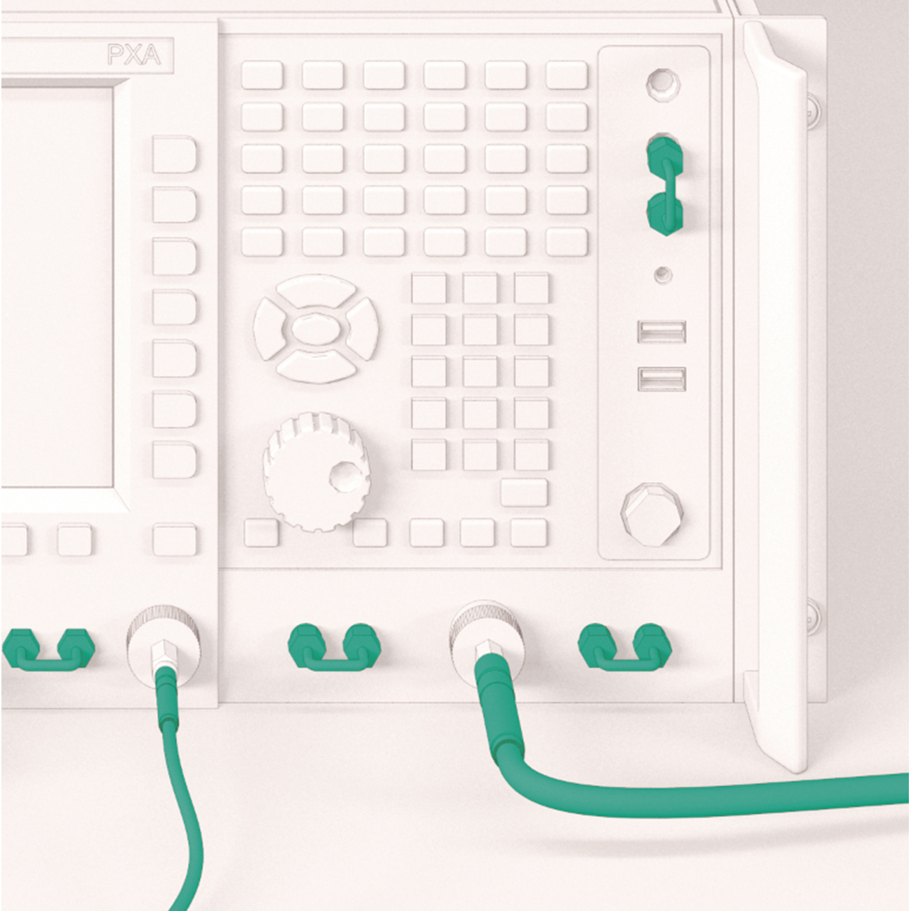 Connectors and cables for T&M equipment
