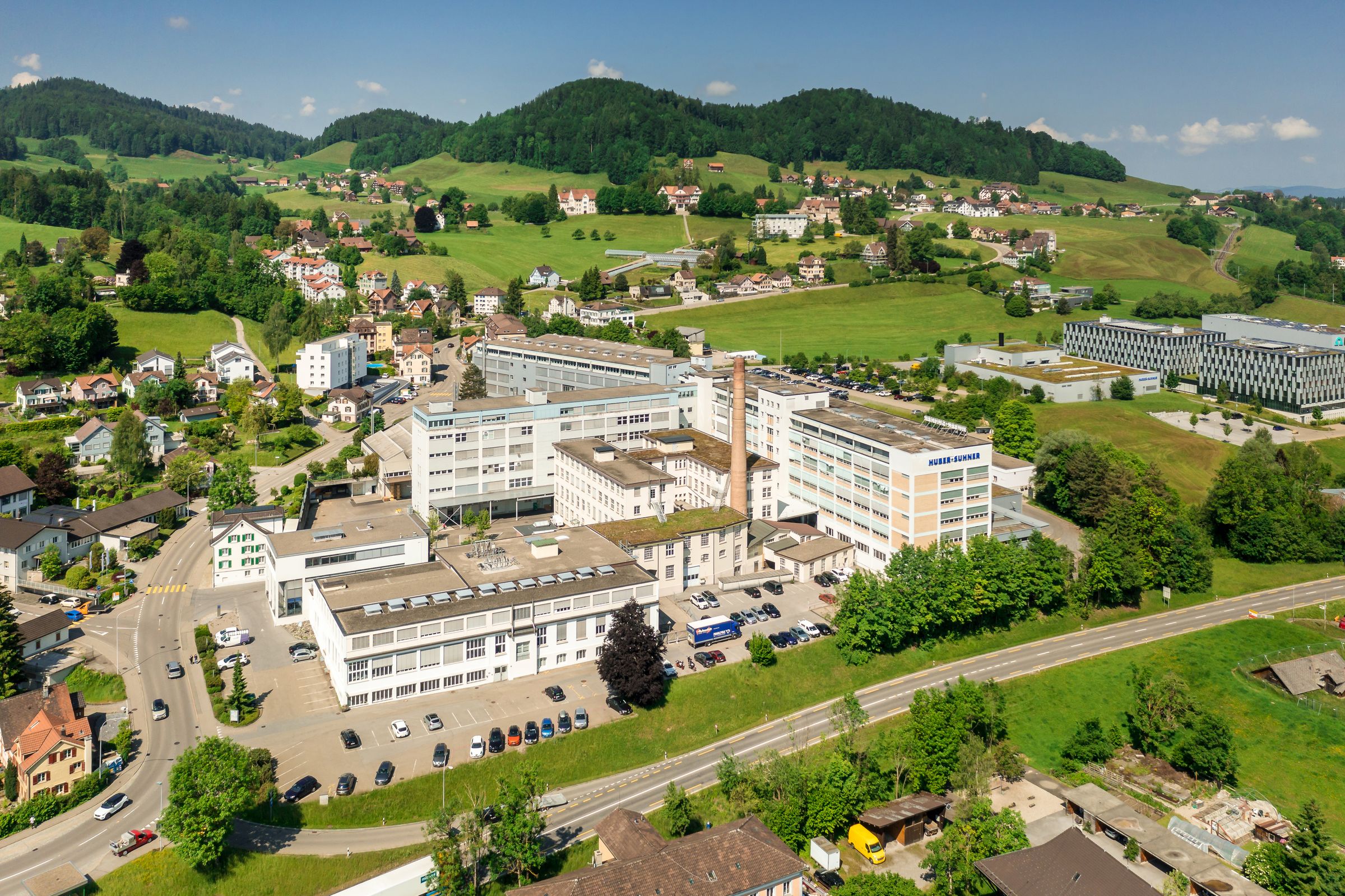 HS  Switzerland Herisau office aerial view  
