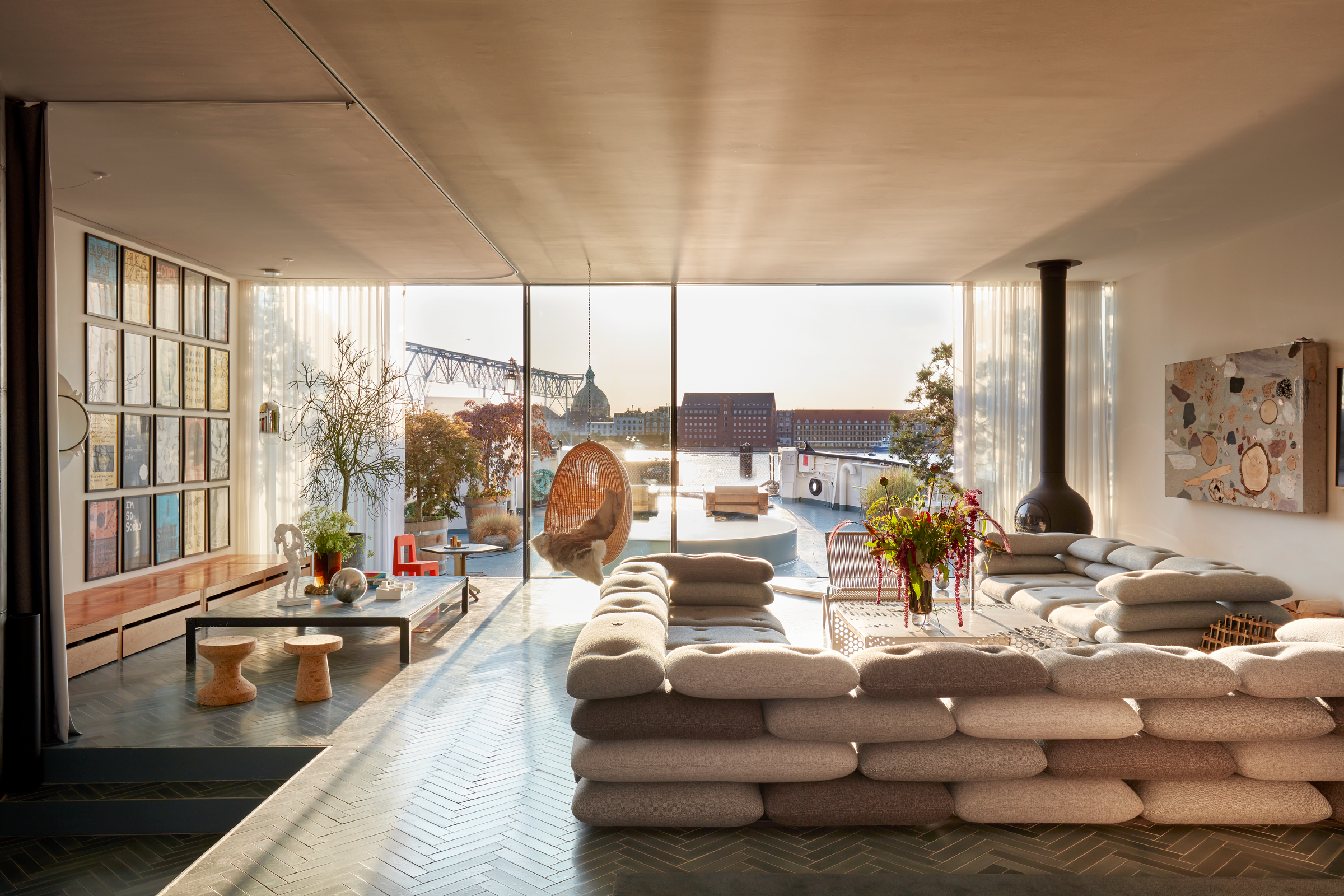 rahmenloses Fenster von Sky-Frame