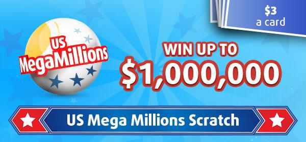 US MegaMillions Scratchcard
