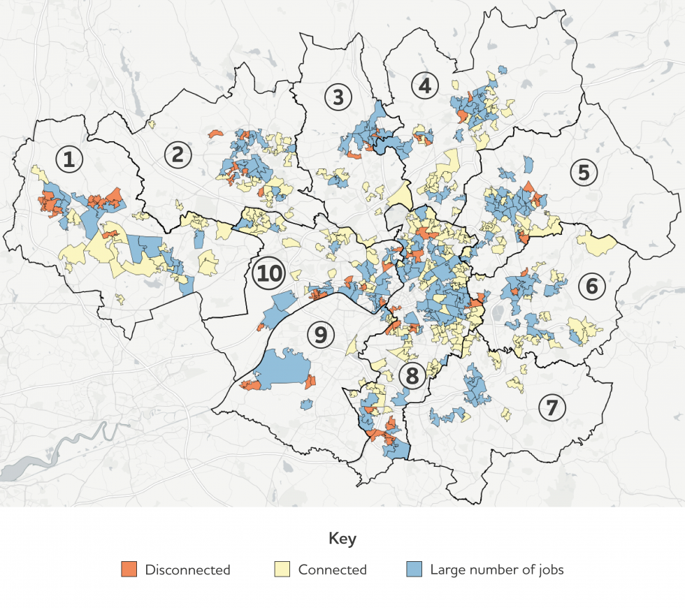 Labour market disconnection among deprived neighbourhoods in Greater Manchester