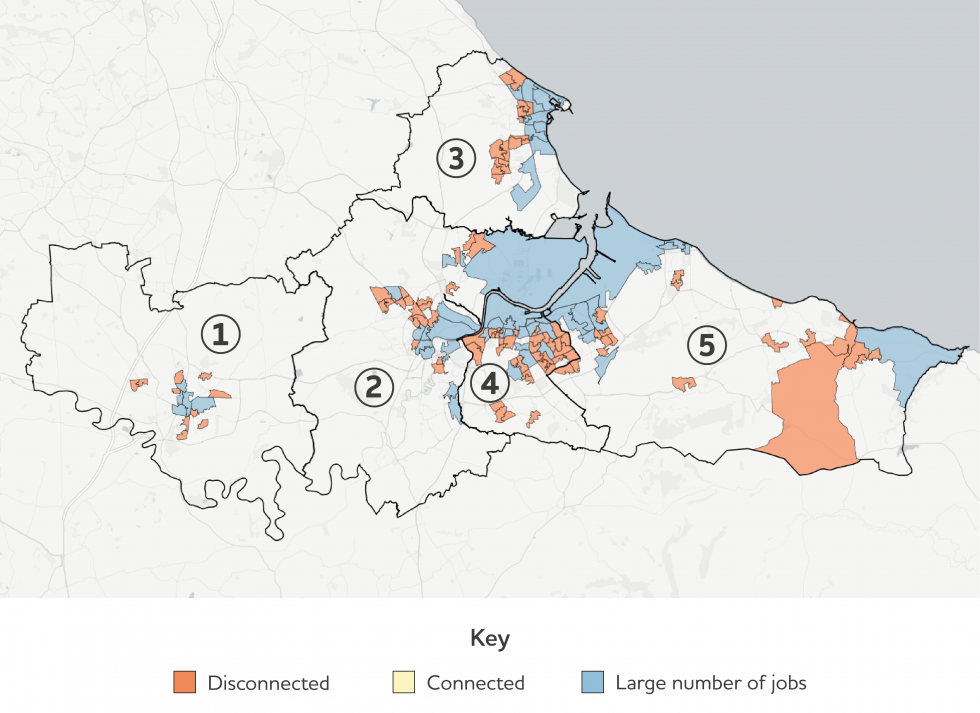 Labour Market Disconnection Among Deprived Neighbourhoods in Tees Valley.