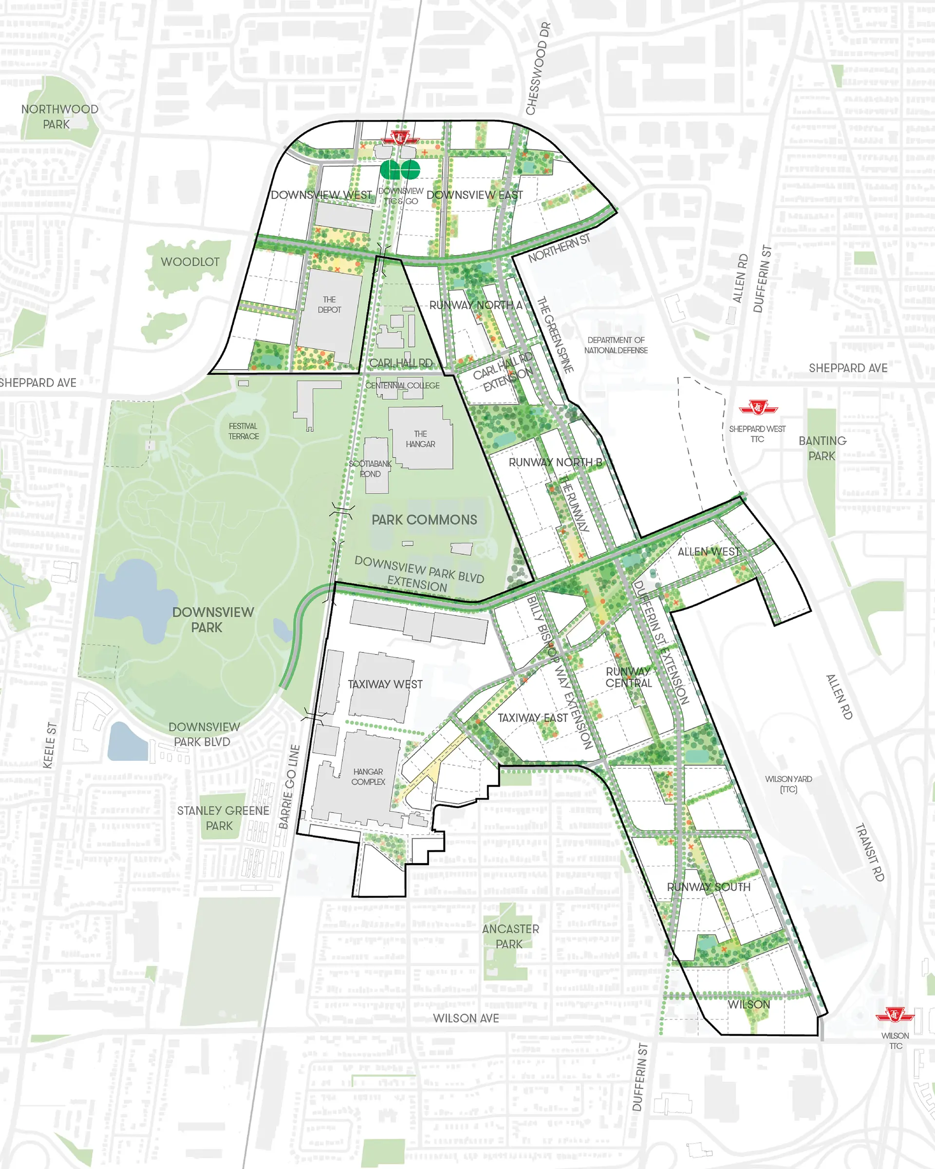 Downsview Framework Plan | Henning Larsen