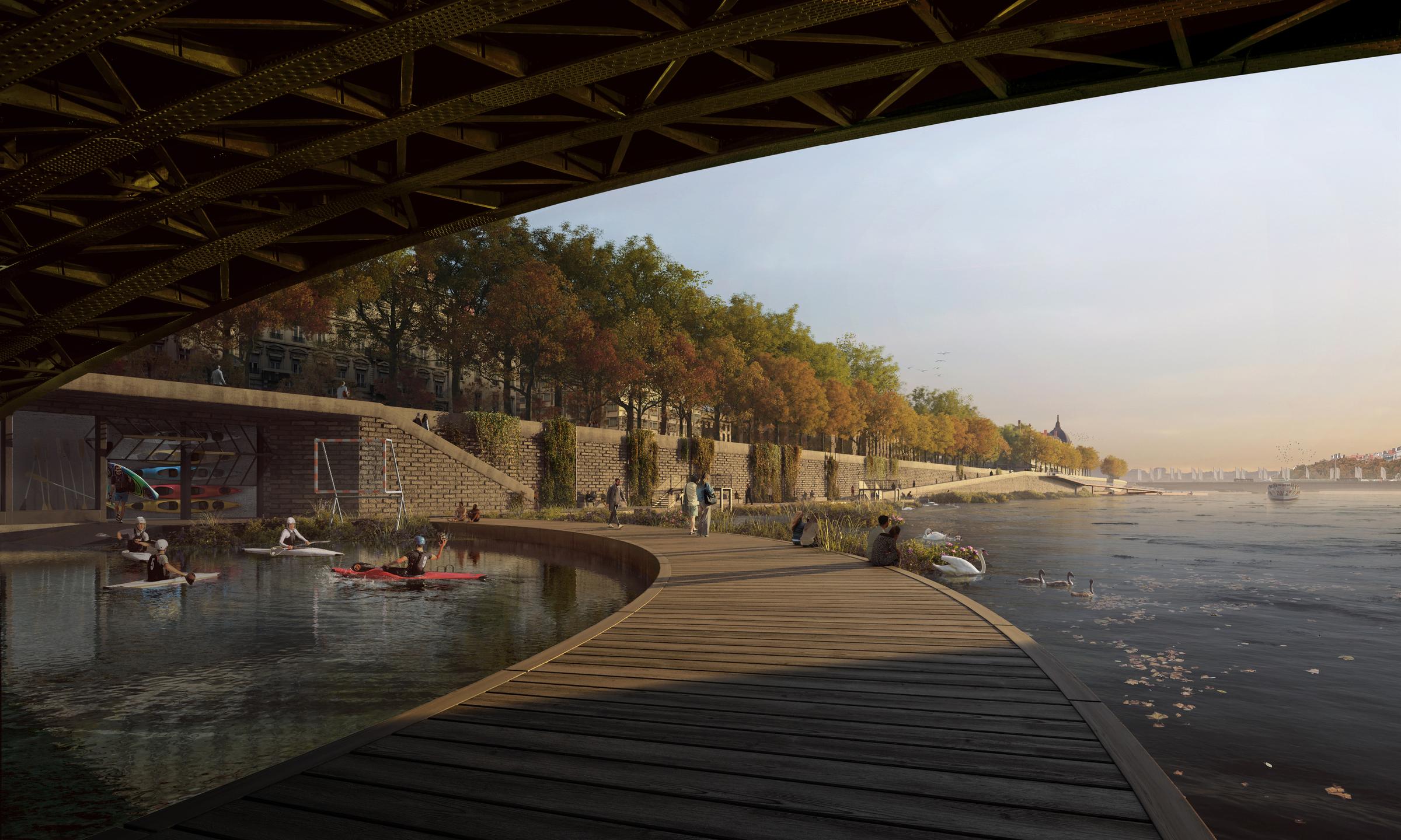 Breathing new life into the right bank of the River Rhone in Lyon ...