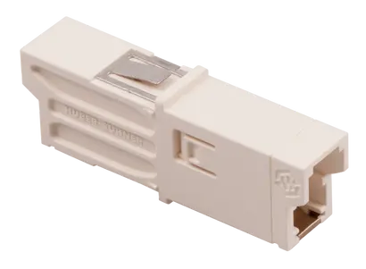 E-2000® Adapter, MM, PC, Einrastflansch, Simplex, beige