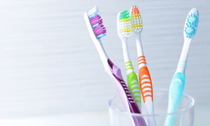 Toothbrushes cup