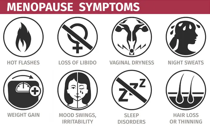 Clinical features of patients of the pregnancy and menopause groups