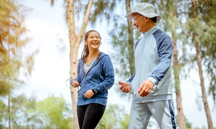 Walking health benefits