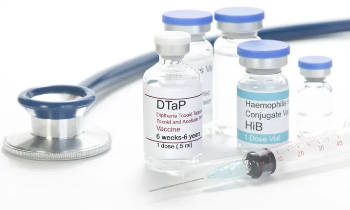 Vaccine types DTaPs Hib