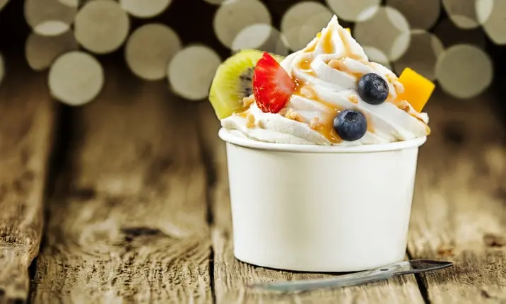 Dietitian snacks frozen yoghurt