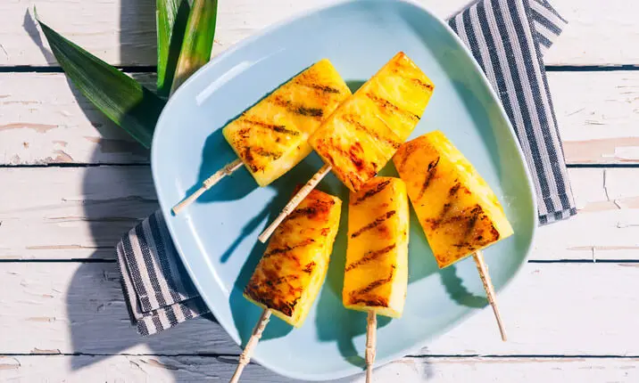 CNY alternatives - Grilled pineapple