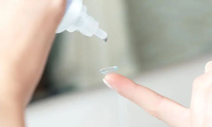 Washing contact lens solution
