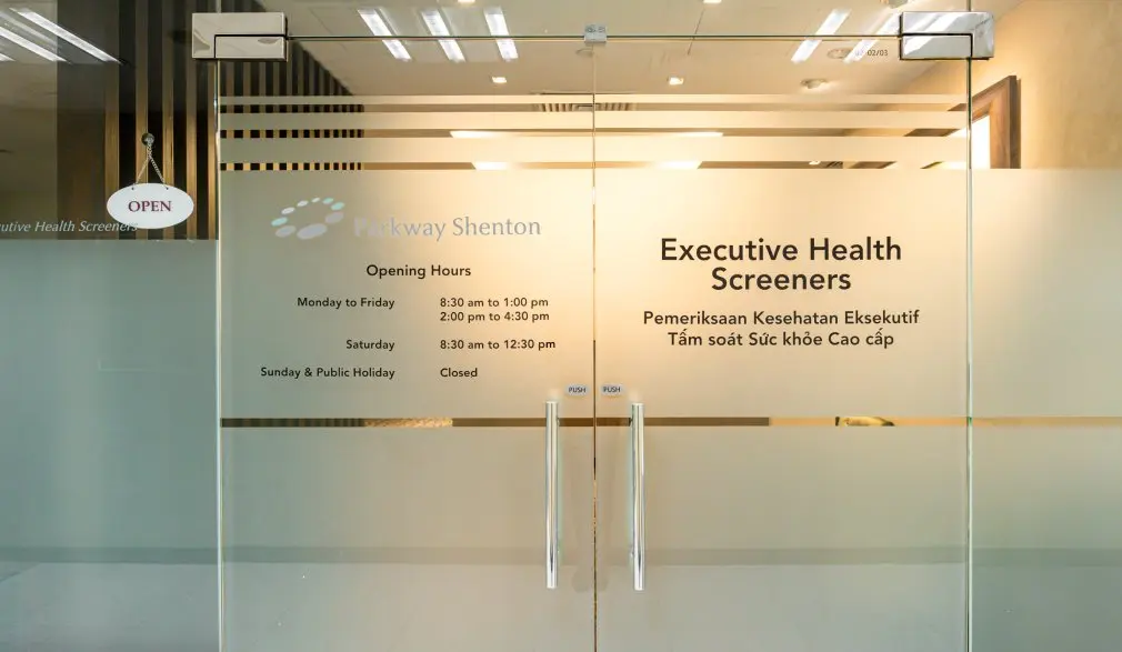Parkway Shenton, Executive Health Screeners (Mount Elizabeth Hospital)