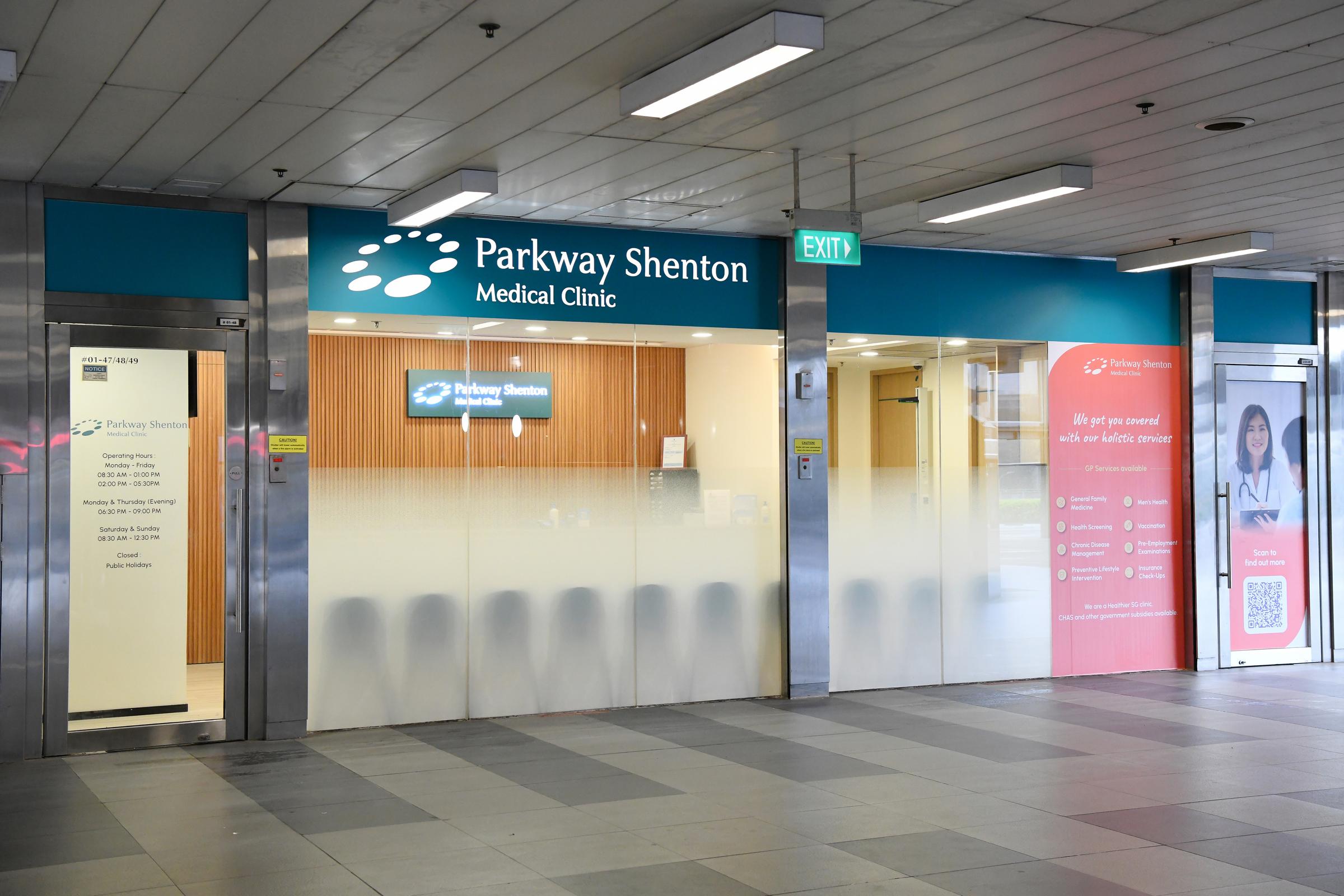 Parkway Shenton Medical Clinic, Woodlands MRT