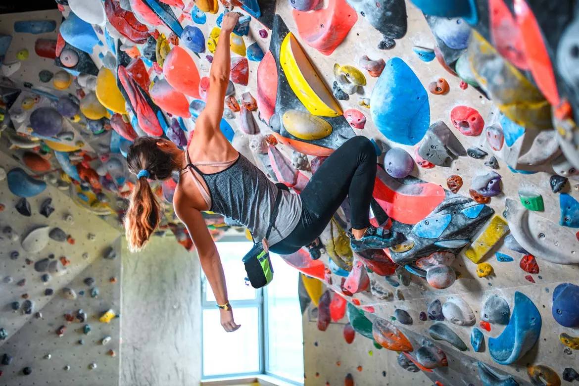 Boulder climbing store