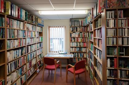 libary at Plaxton Court, Scarborough