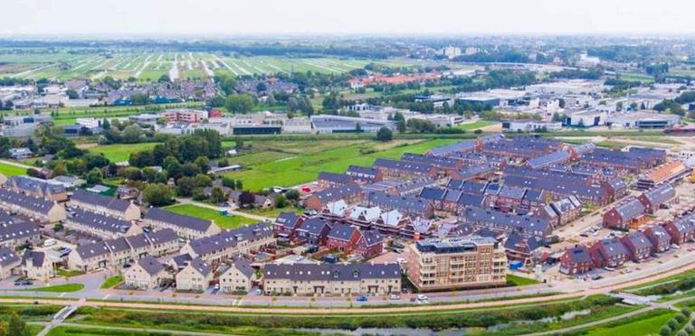 Luchtfoto van park Triangel