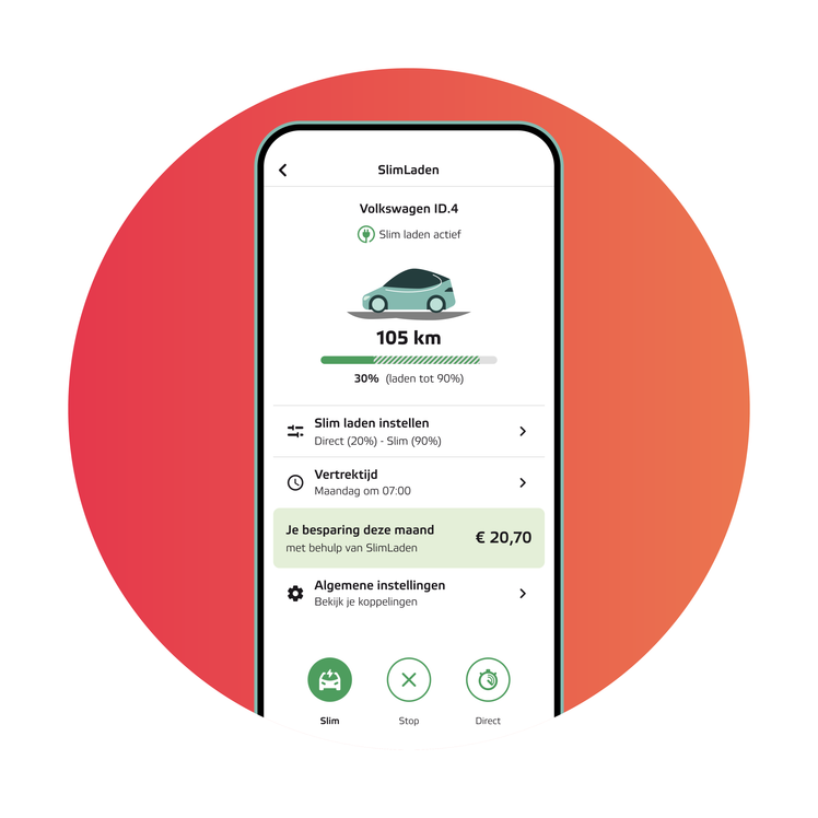 Slim laden in de Eneco app