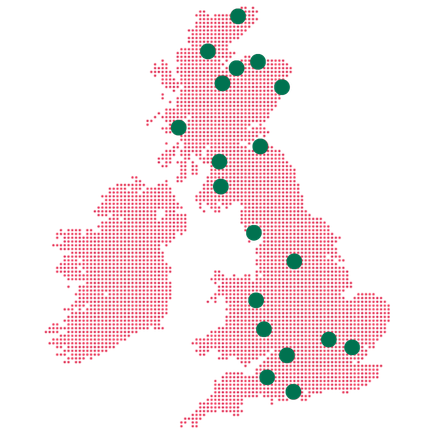 UK generation map
