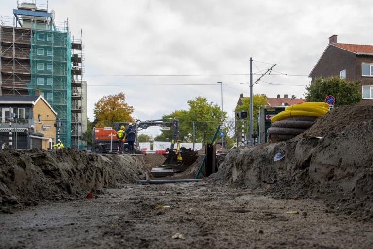 Werken aan de Schiedamseweg