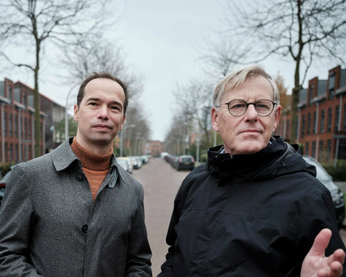 Twee mannen op straat