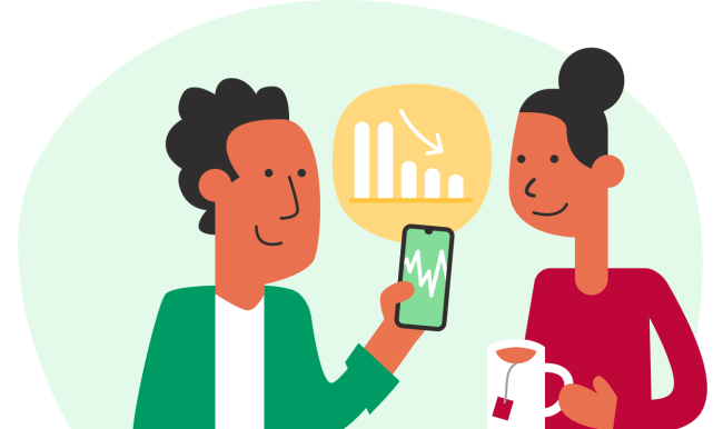 Illustratie premium app