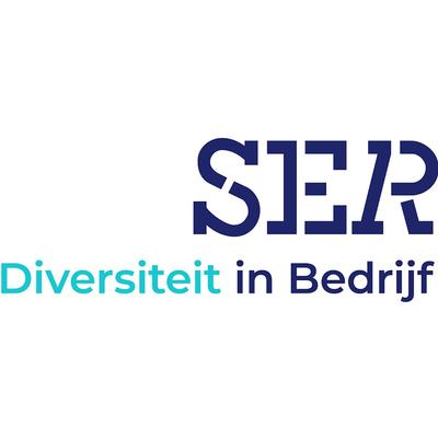 Logo SER Diversiteit in bedrijf