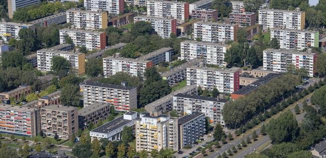 Groenoord flatgebouwen