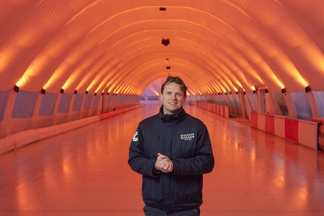 Directeur Tijs Nederlof van Schaatsbaan Rotterdam