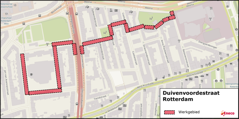 Duivenvoordestraat Werkgebied