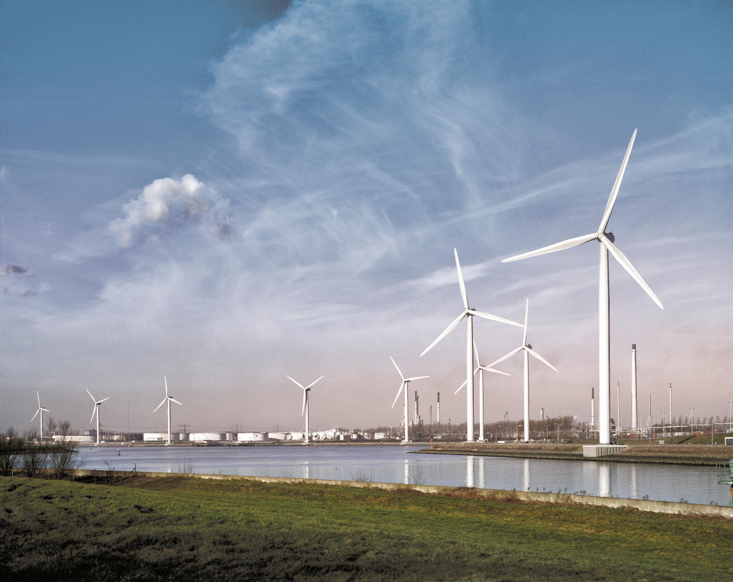 Windturbines Maasvlakte